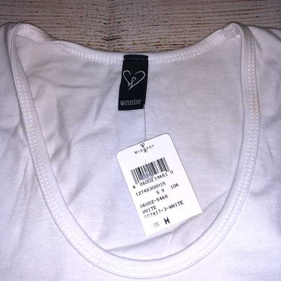 Windsor Sleeveless Body Suit with Stripes - Picture 7 of 8